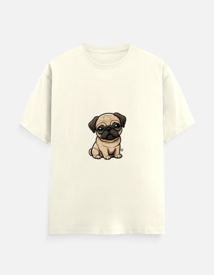 Men's Dog Pug V2 Classic Crew T-Shirt