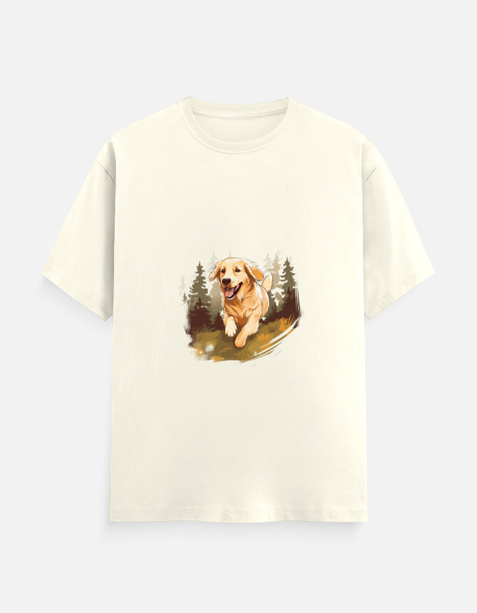 Men's Dog Golden V2 Classic Crew T-Shirt