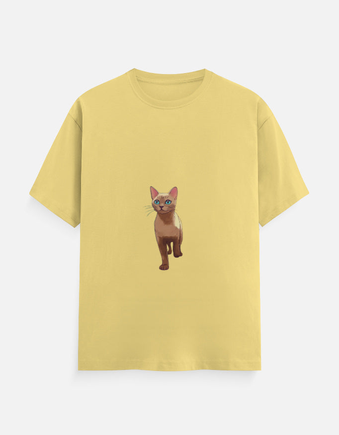 Men's Feline Burmese V2 Classic Crew T-Shirt