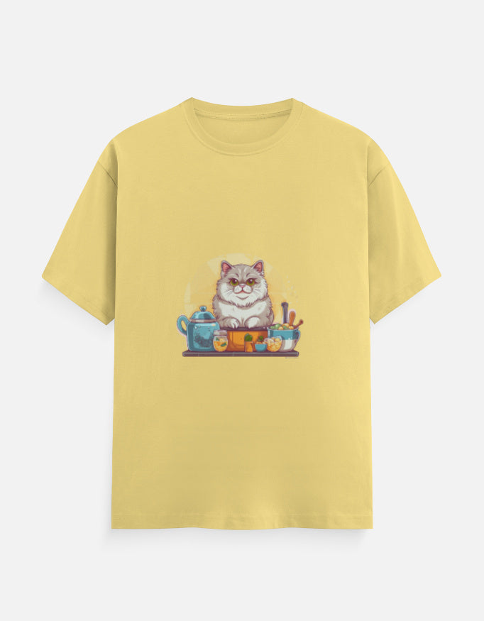 Men's Feline Persian Classic Crew T-Shirt