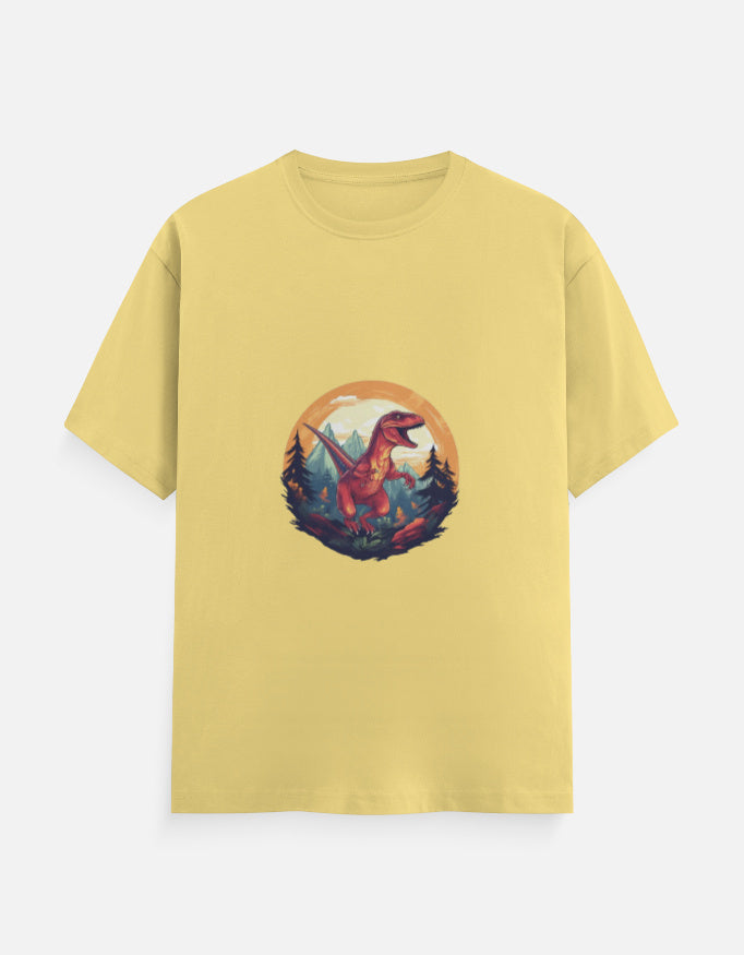 Men's Extinct Velociraptor V3 Classic Crew T-Shirt