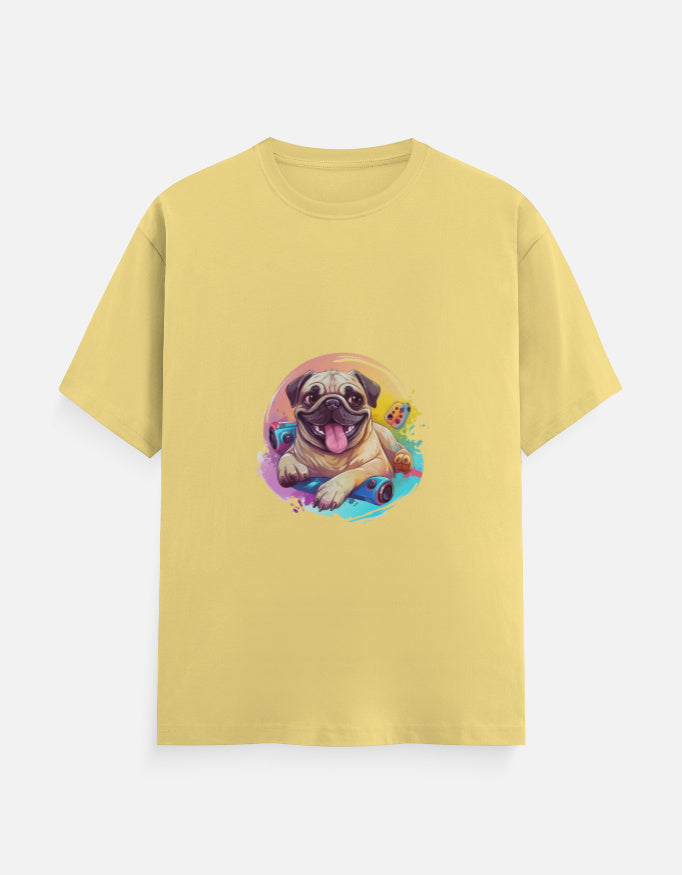 Men's Dog Pug V3 Classic Crew T-Shirt