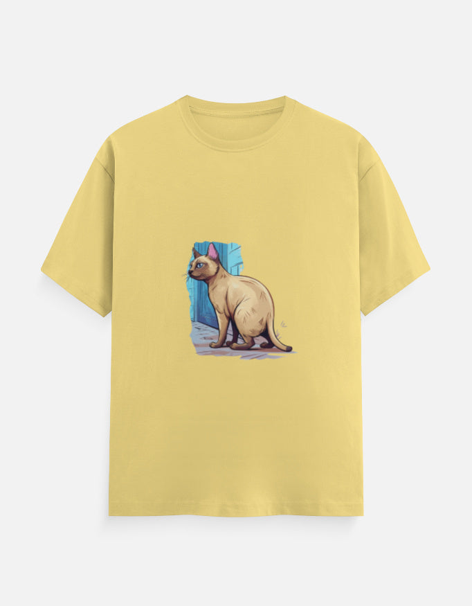 Men's Feline Burmese Classic Crew T-Shirt