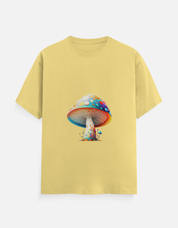 Men's Funky Mushroom Classic Crew T-Shirt
