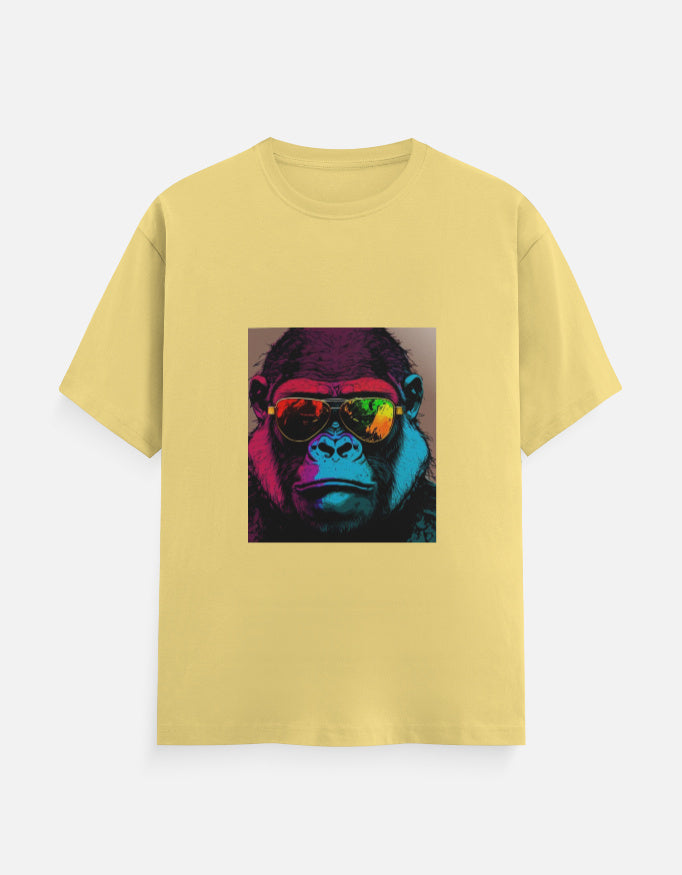 Men's Funky Chimp Glasses Classic Crew T-Shirt