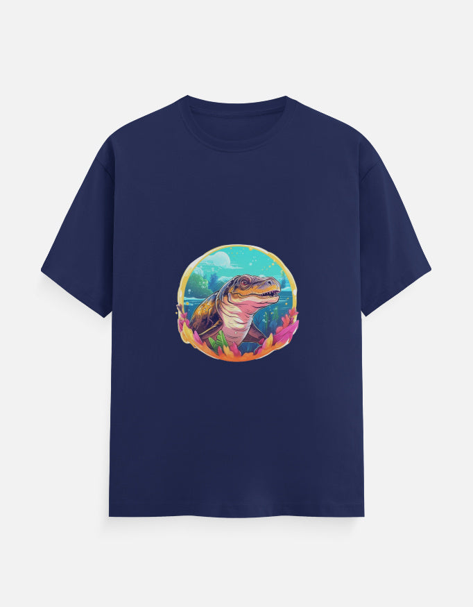 Men's Extinct Mausosaurus Classic Crew T-Shirt