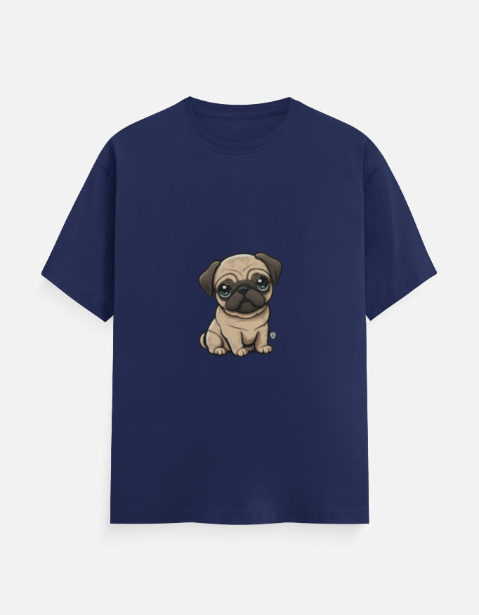 Men's Dog Pug V2 Classic Crew T-Shirt