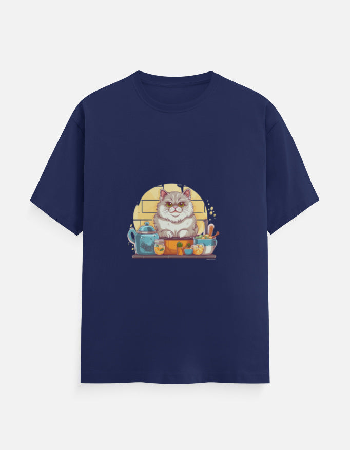 Men's Feline Persian Classic Crew T-Shirt