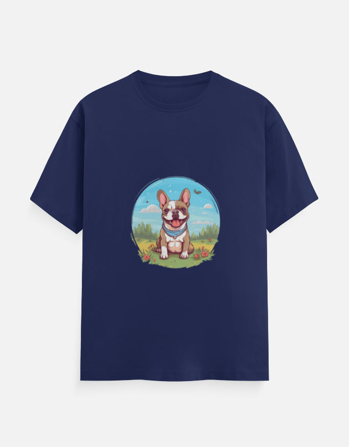 Men's Dog French V3 Classic Crew T-Shirt