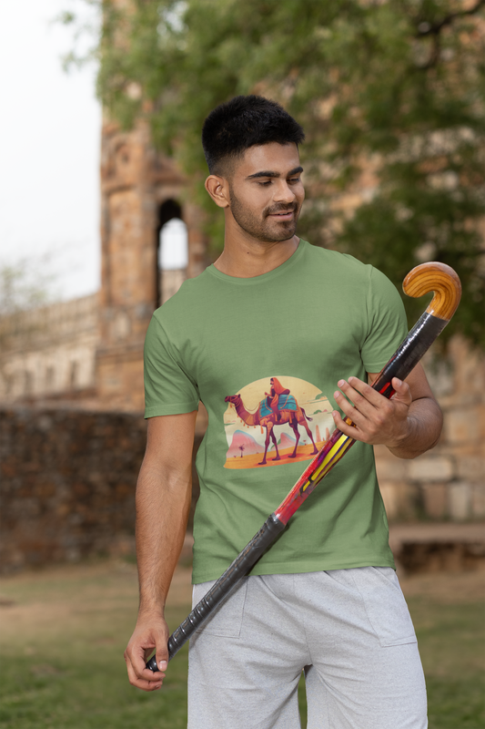 Men's Camel Rider Classic Crew T-Shirt