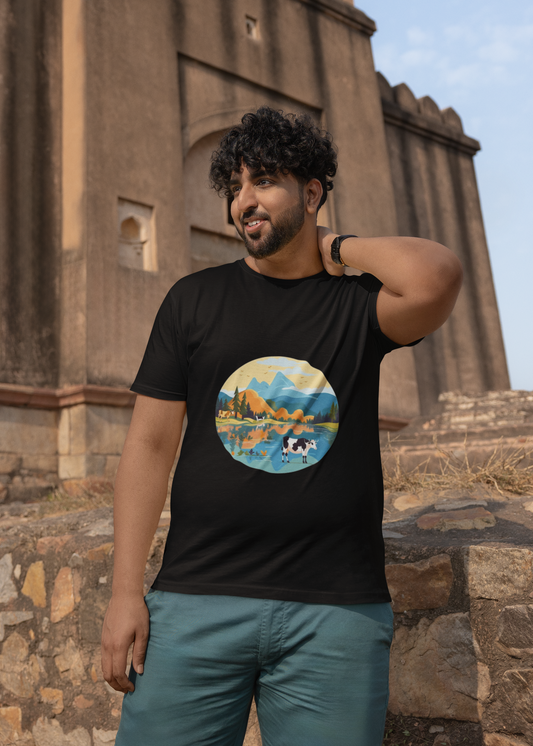 Men's Desi Cow Classic Crew T-Shirt