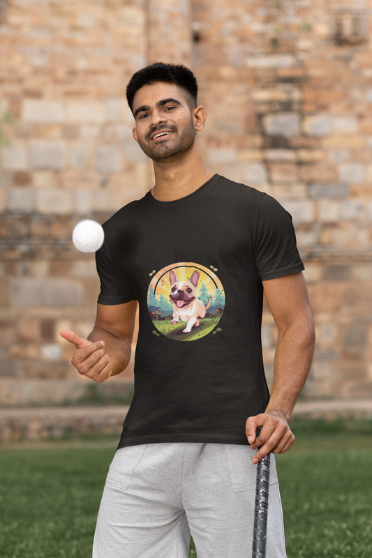 Men's Dog French V2 Classic Crew T-Shirt