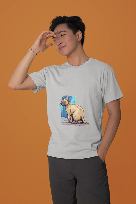 Men's Feline Burmese Classic Crew T-Shirt