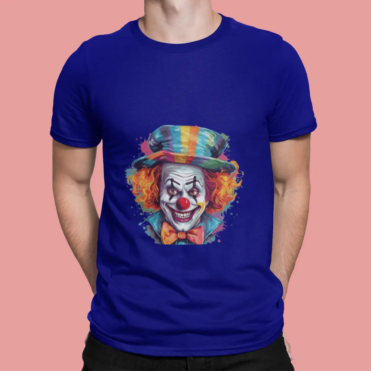 Men's Funky Clown Classic Crew T-Shirt