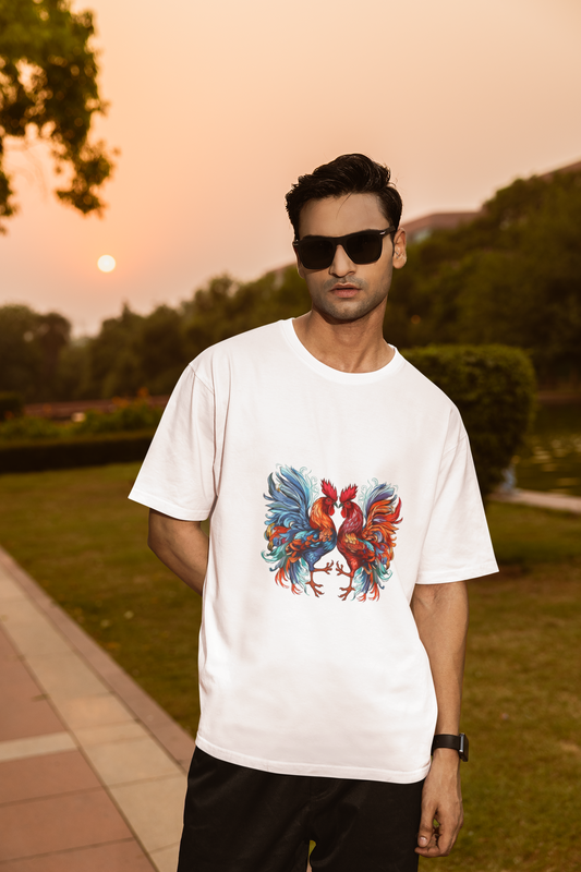 Men's Desi Rooster Classic Crew T-Shirt