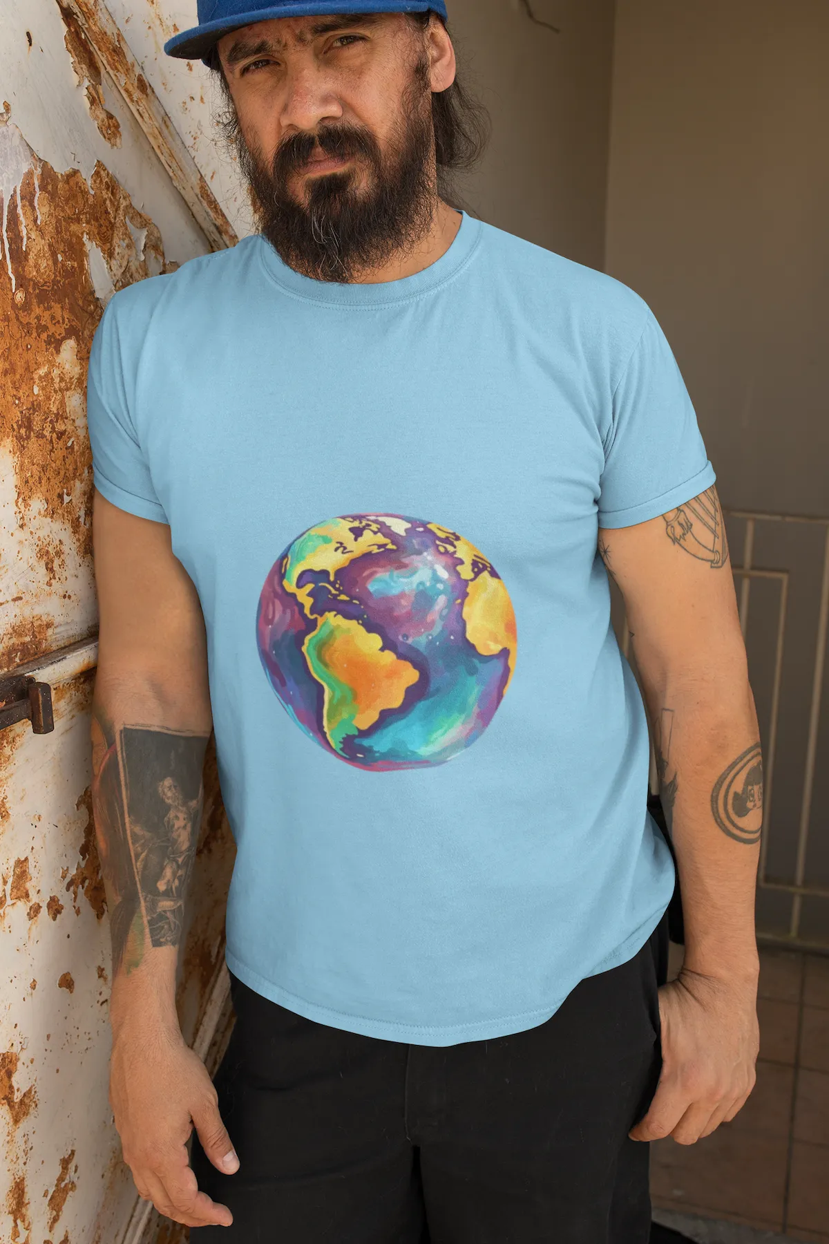 Men's Galaxy Earth V2 Classic Crew T-Shirt
