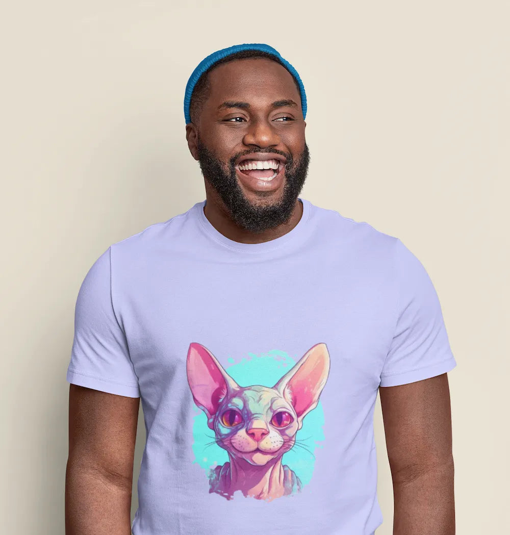 Men's Feline Sphynx Classic Crew T-Shirt