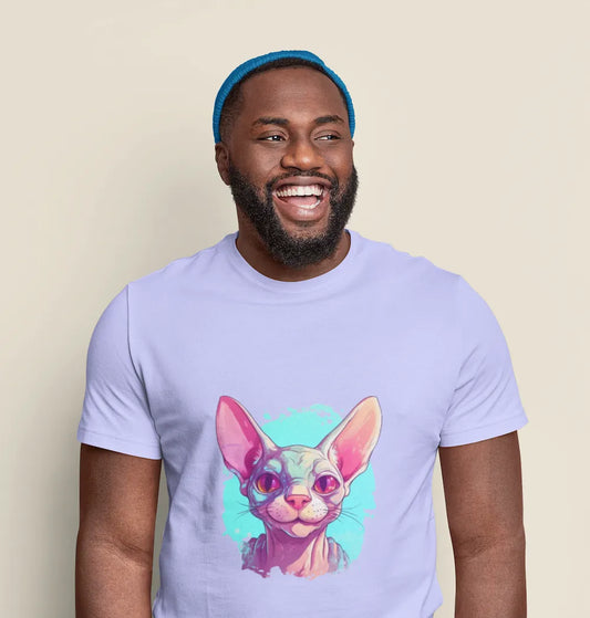 Men's Feline Sphynx Classic Crew T-Shirt