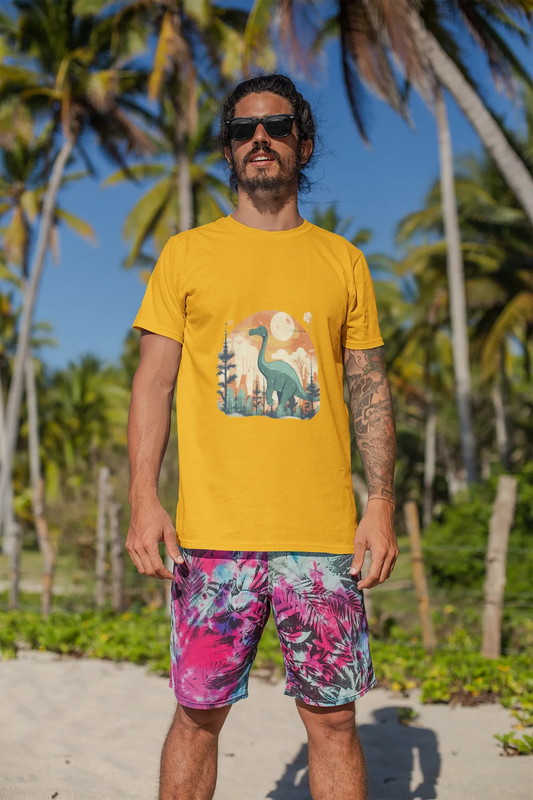 Men's Extinct Diplocaurus Classic Crew T-Shirt