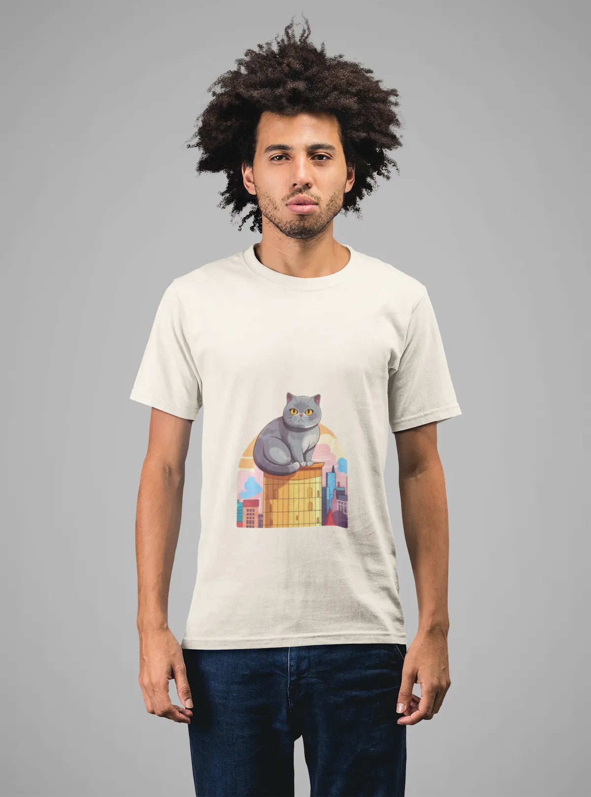 Men's Feline British V2 Classic Crew T-Shirt
