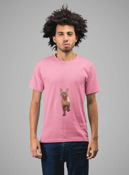 Men's Feline Burmese V2 Classic Crew T-Shirt