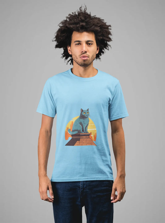 Men's Feline British Classic Crew T-Shirt