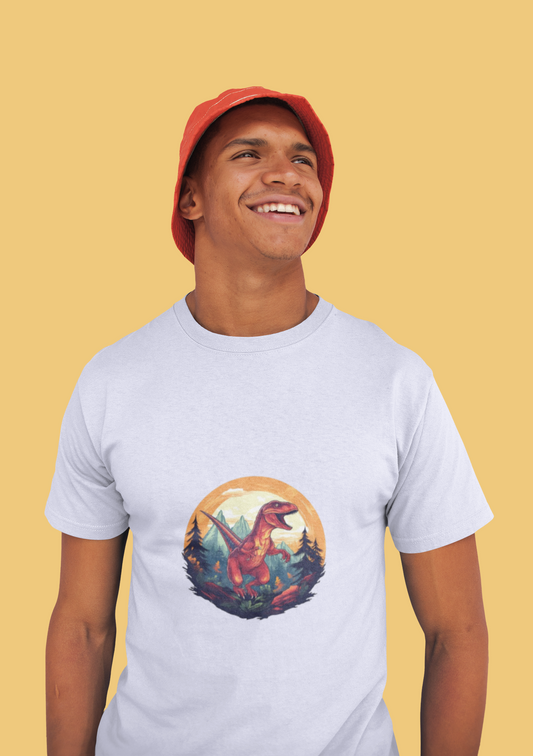 Men's Extinct Velociraptor V3 Classic Crew T-Shirt